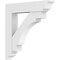 Ekena Millwork Standard Merced Architectural Grade PVC Bracket with Traditional Ends, 5"W x 36"D x 36"H BKTP05X36X36MRC01 - alternate 1
